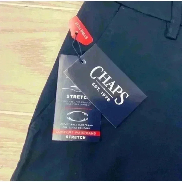 Chaps Coastland Flat-Front Shorts, Men's Size 32, Night Shadow NEW - Picture 3 of 7